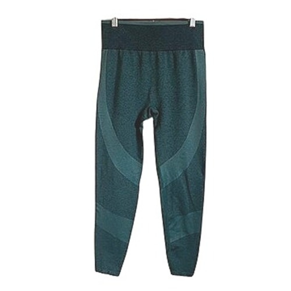 PINK Victoria's Secret Seamless Leggings Womens Activewear Teal Green L‎